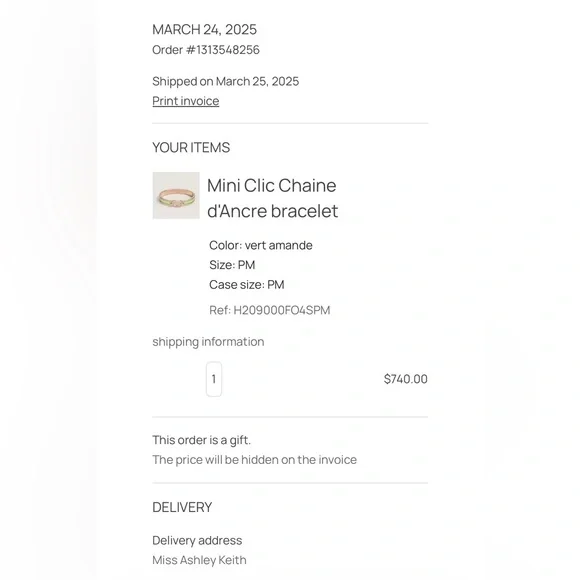 HERMÈS Vert Amande Mini Clic Chaine d'Ancre Bracelet - Picture 11 of 11